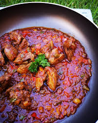 Jana se hot en spicy hoender lewers: