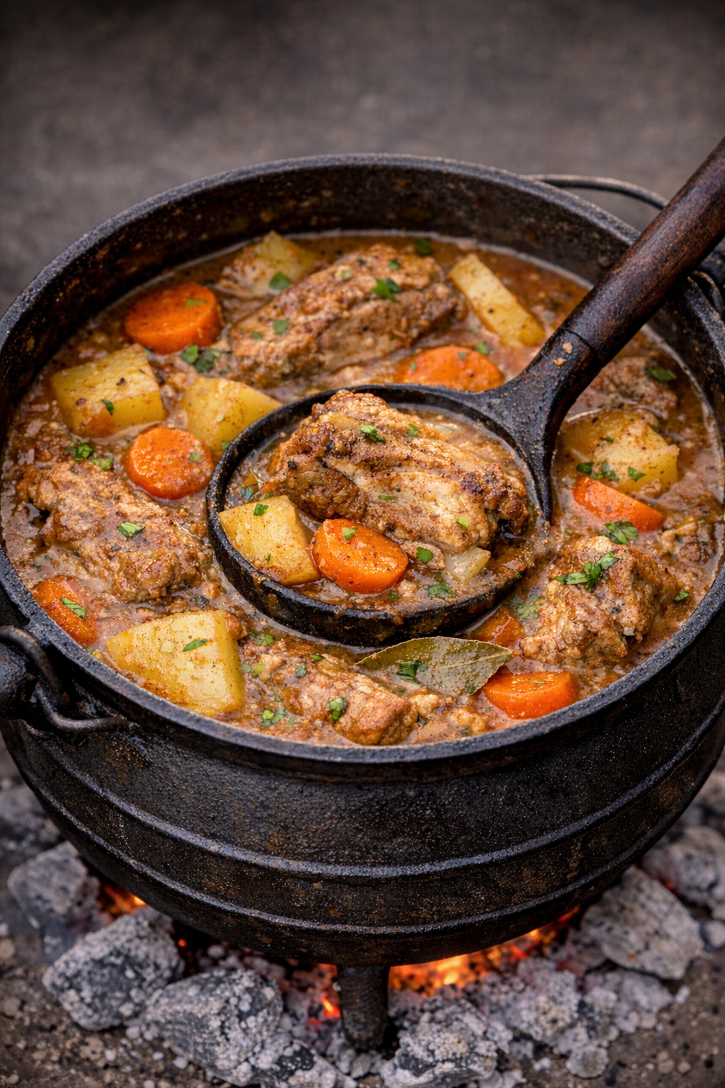 Jana se Vark en Bier Potjie: